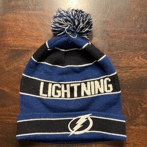 NHL Tampa Bay Lightning Pom Beanie